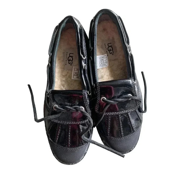 UGG rain boot Oxford black size 6 - Picture 1 of 6